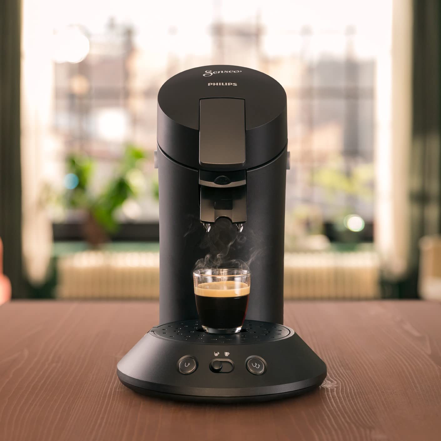 Opvon machine à dosettes Noir piano – vue 3