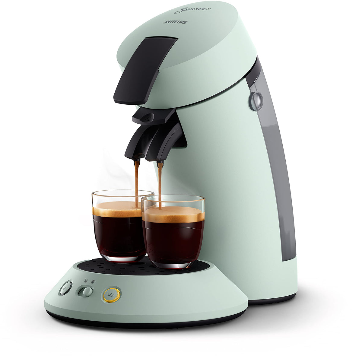 Opvon Original Plus Menthe Pâle – Machine à café dosettes, repose-tasse métal (CSA210/21)