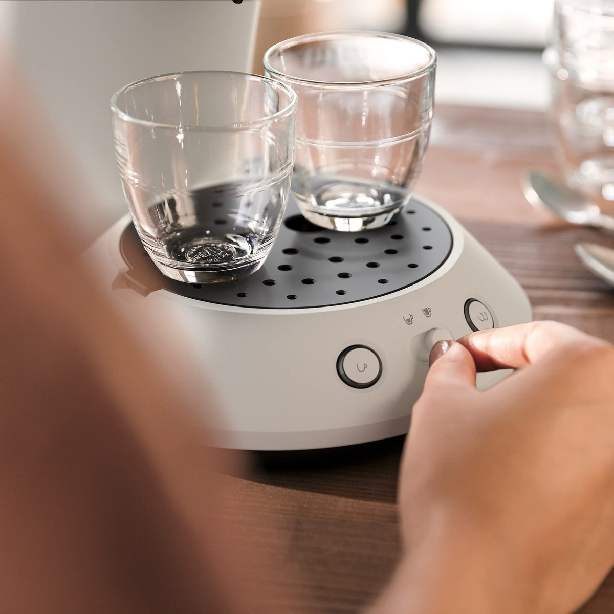 Opvon cafetière à dosettes Blanc – vue 4