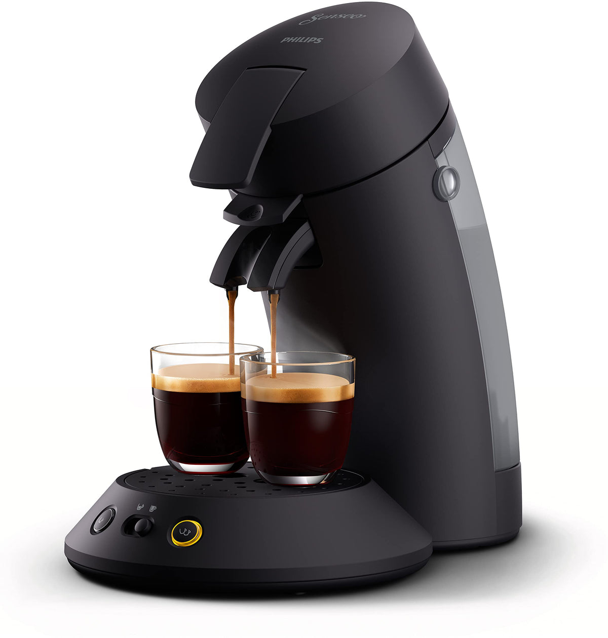 Opvon Machine à dosettes Original Plus – Noir piano, Café Boost & démarrage instantané (CSA210/22)