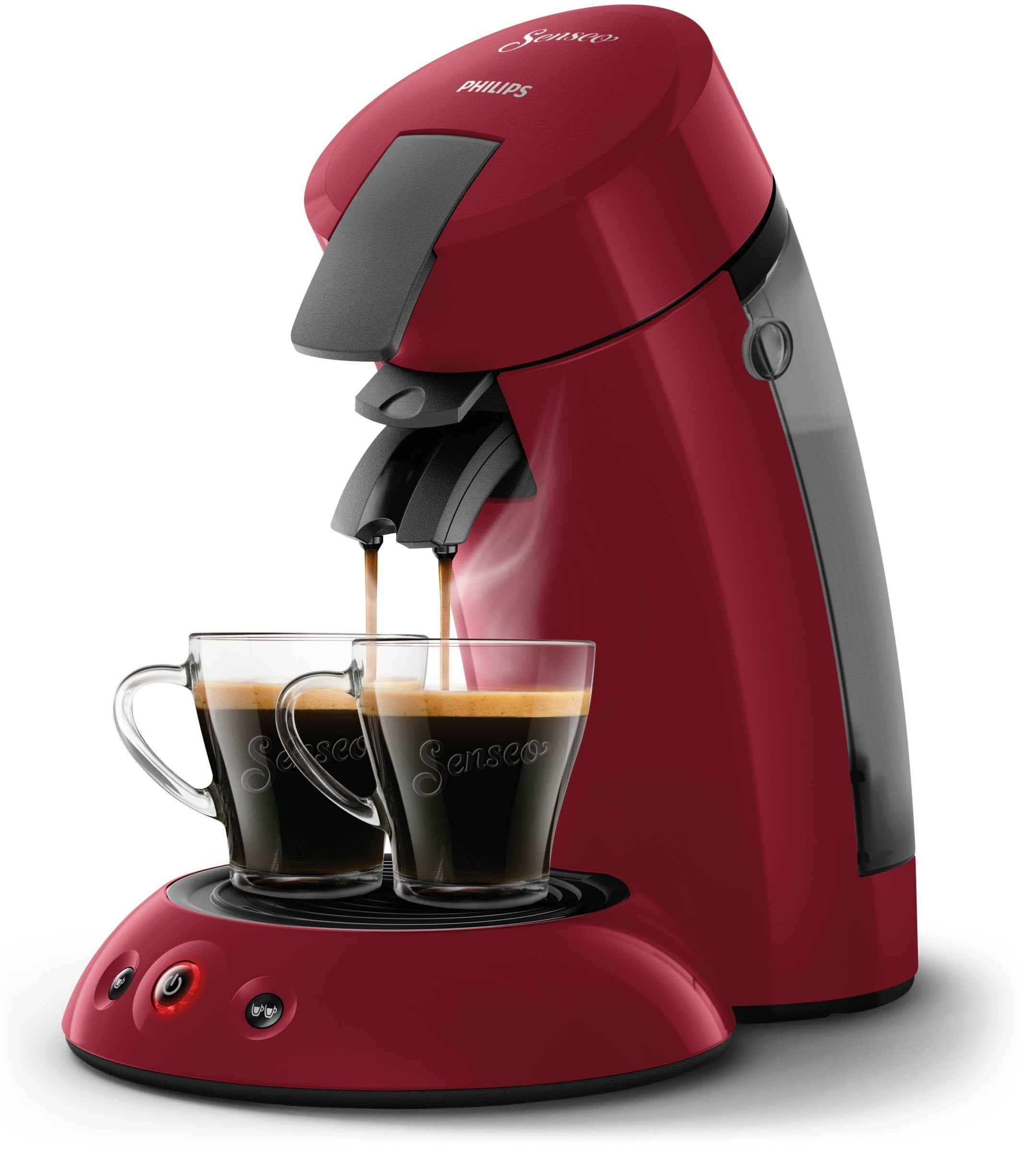 Opvon Senseo Original HD6553/81 – Cafetière à capsules 0,7 L, 1450 W, Rouge